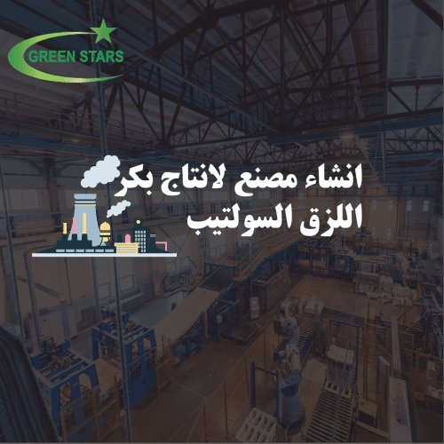 مشروع  انشاء مصنع لانتاج بكر اللزق السولتيب