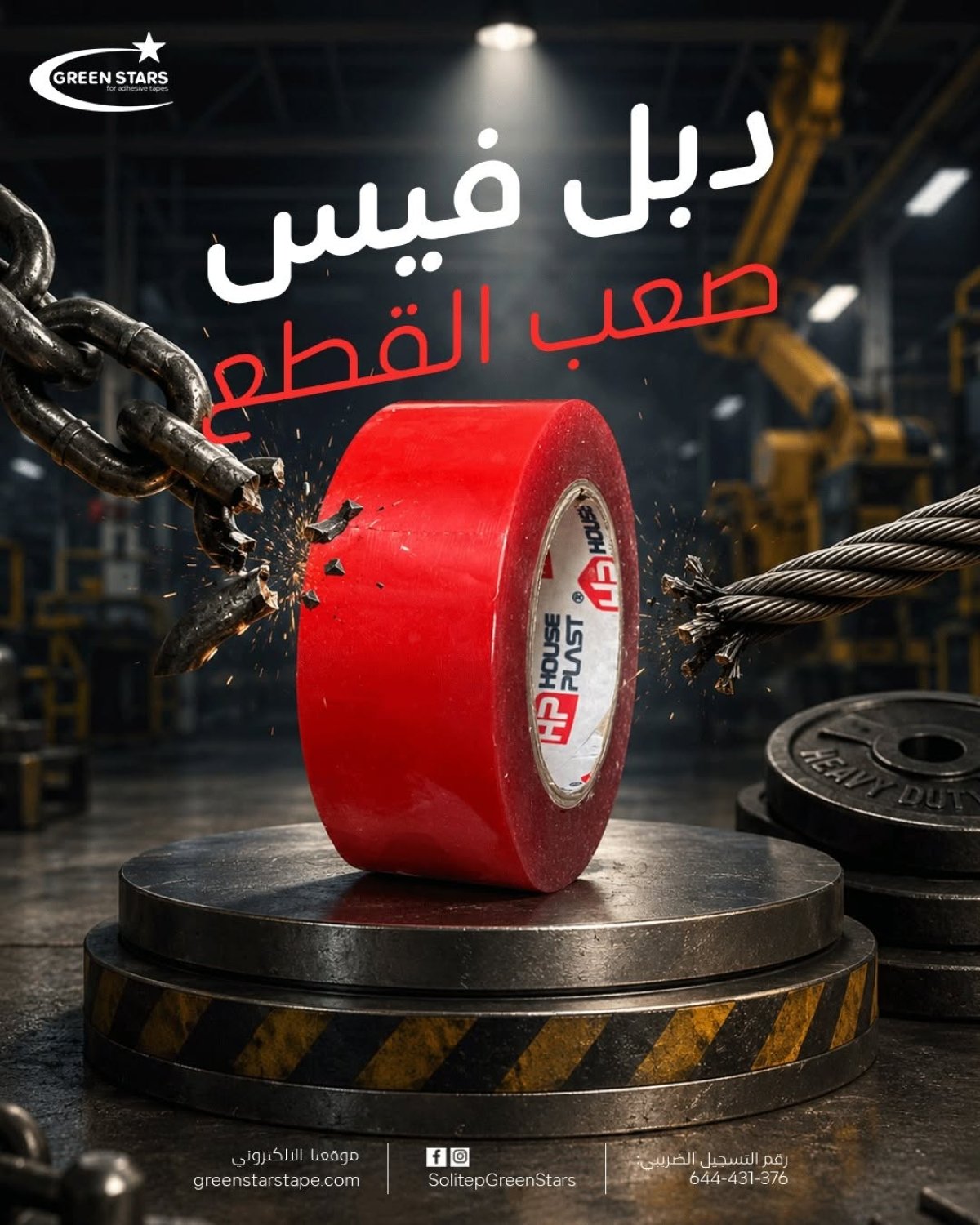 دبل فيس 200 ميكرون من جرين ستارز | قوة وثبات للاستخدامات الثقيلة